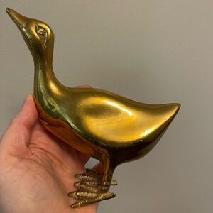 Cute Brass Duck